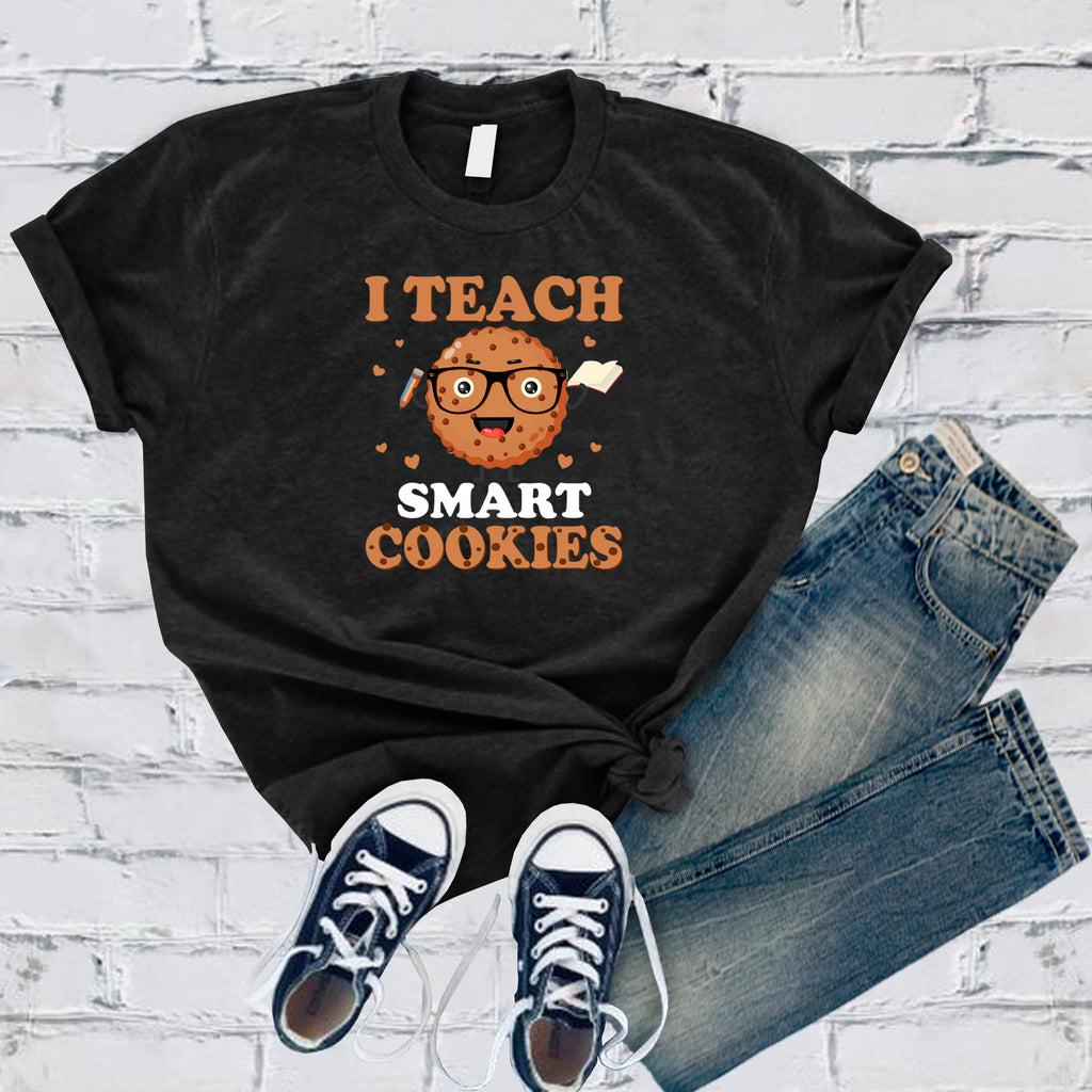 I Teach Smart Cookies T-Shirt T-Shirt tshirts.com Black S 