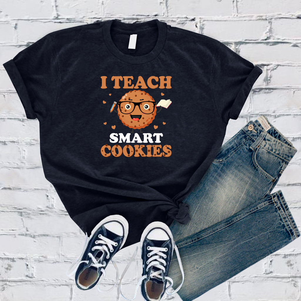 I Teach Smart Cookies T-Shirt T-Shirt tshirts.com Navy S 