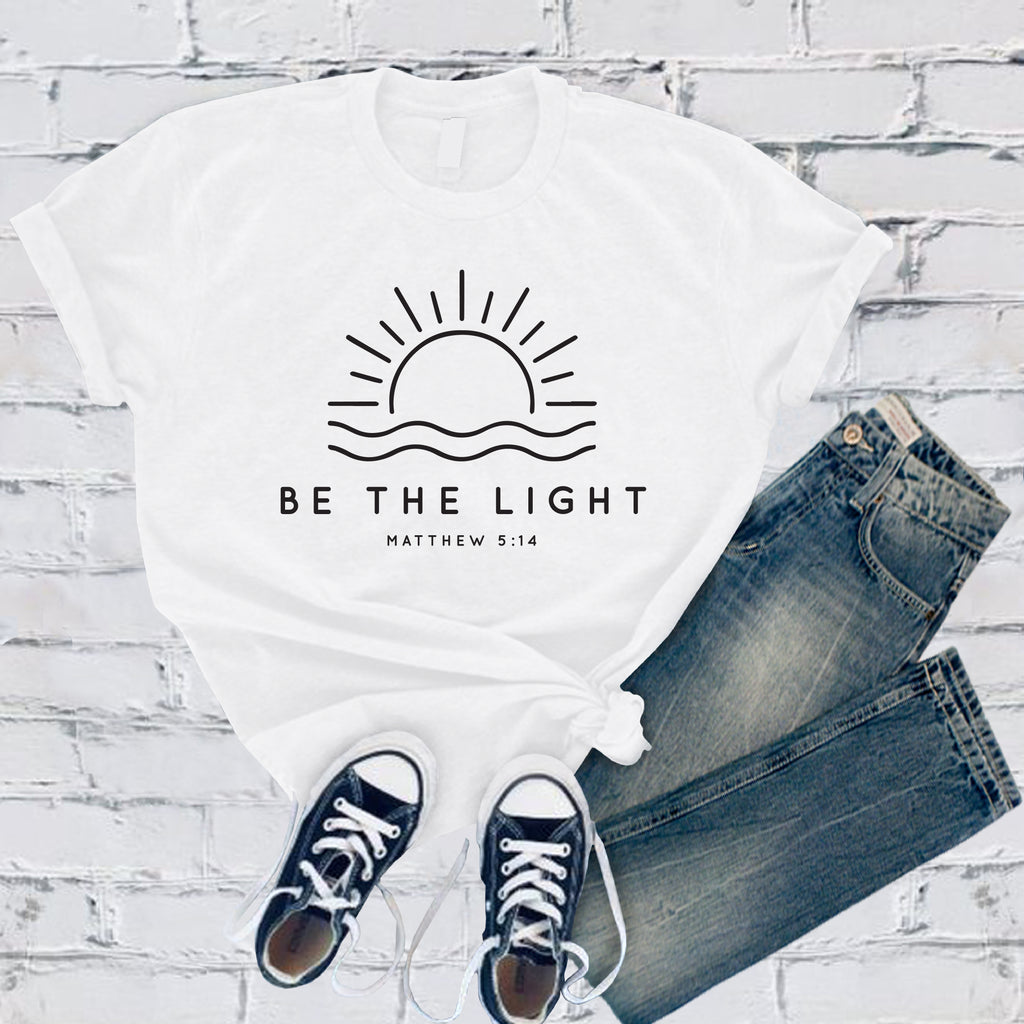 Be The Light Sun T-Shirt T-Shirt tshirts.com White S 