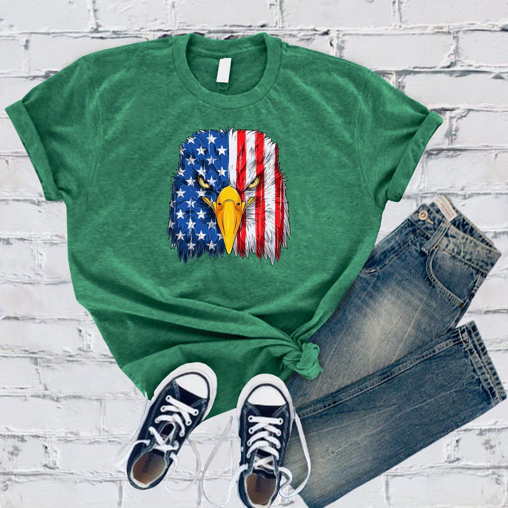 America Bald Eagle T-Shirt T-Shirt tshirts.com Heather Kelly S 
