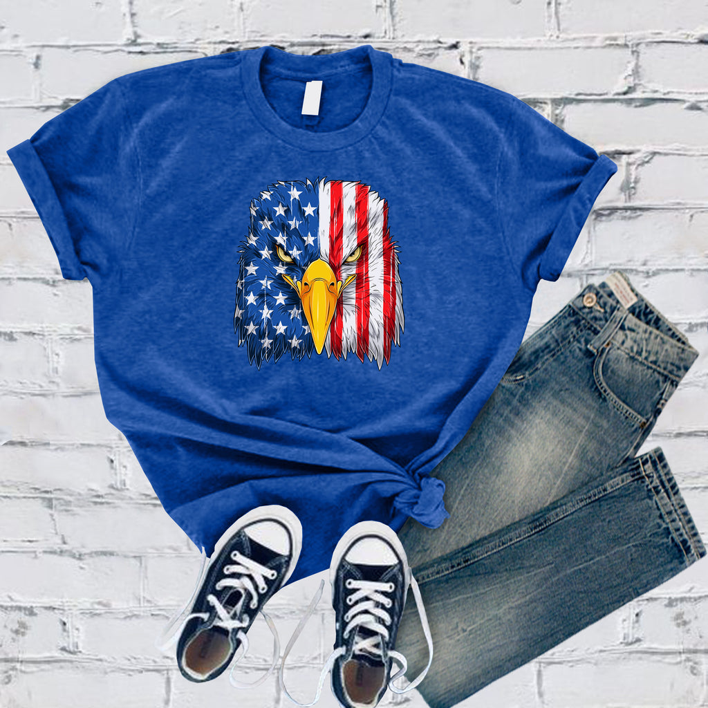 America Bald Eagle T-Shirt T-Shirt tshirts.com True Royal S 