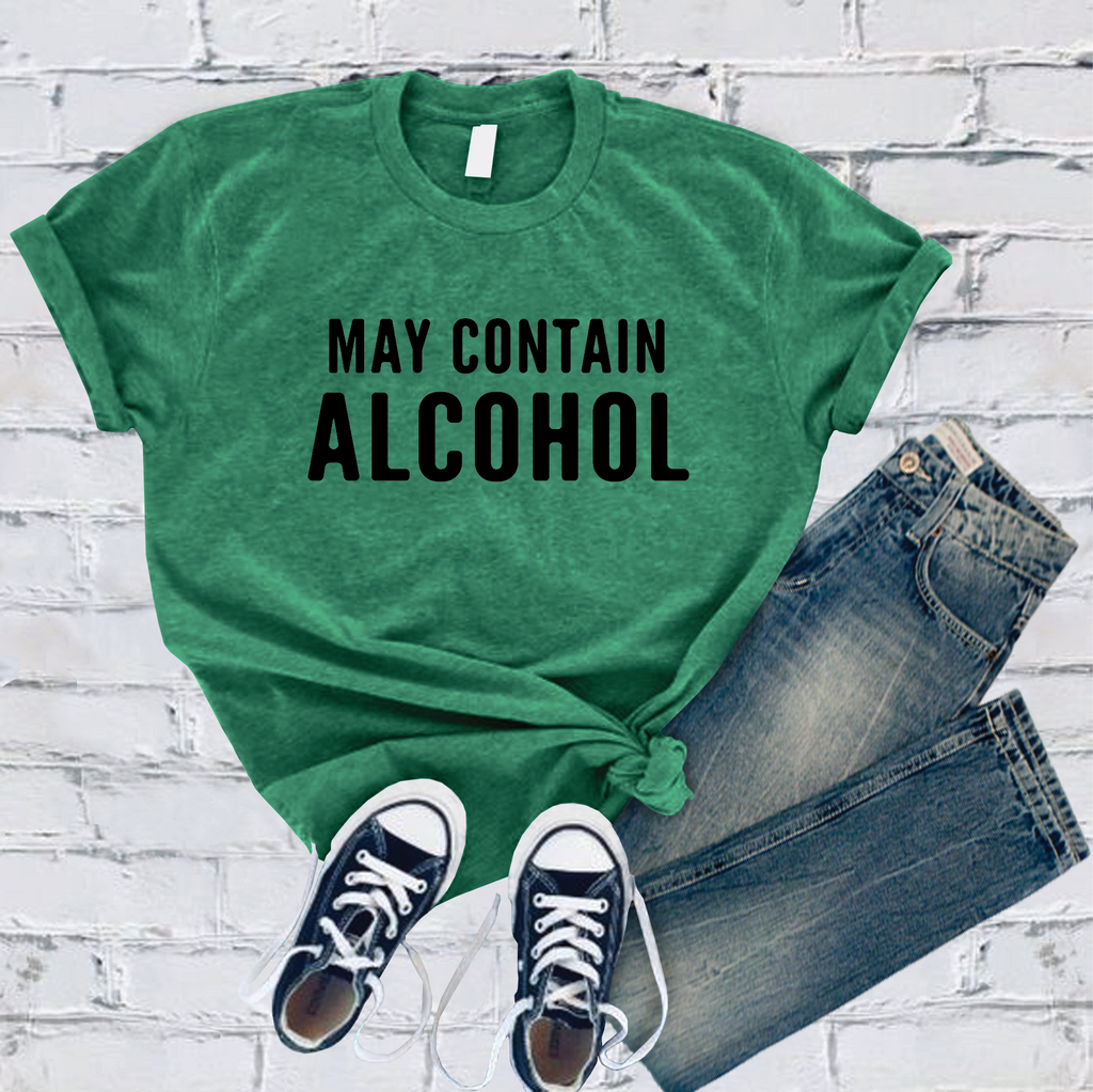 May Contain Alcohol T-Shirt T-Shirt tshirts.com Heather Kelly S 