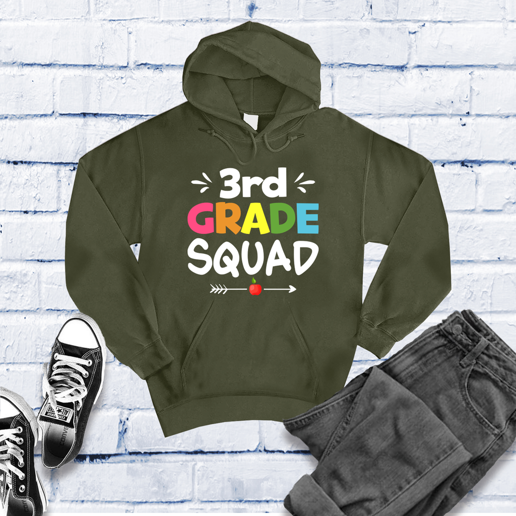 3rd Grade Squad Hoodie Hoodie Tshirts.com Army S 