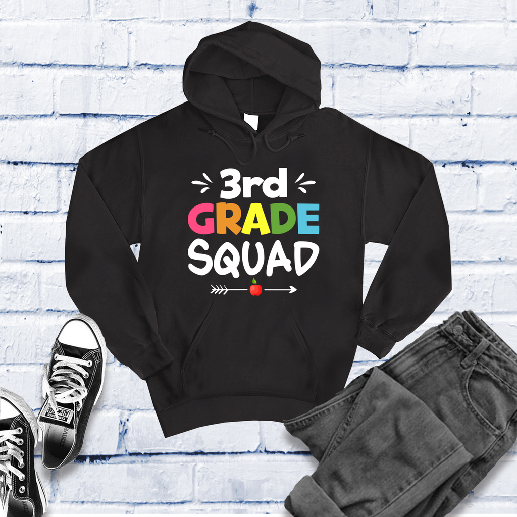 3rd Grade Squad Hoodie Hoodie Tshirts.com Black S 