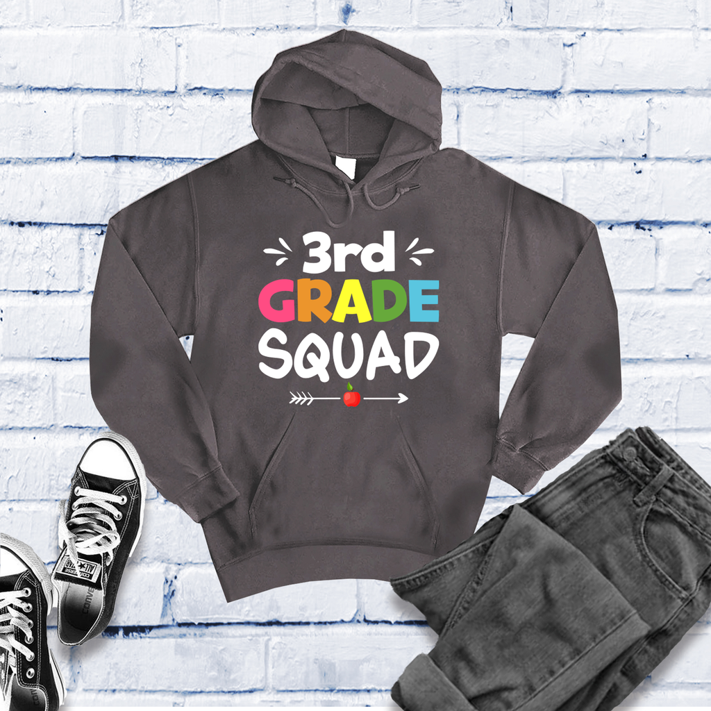 3rd Grade Squad Hoodie Hoodie Tshirts.com Charcoal Heather S 