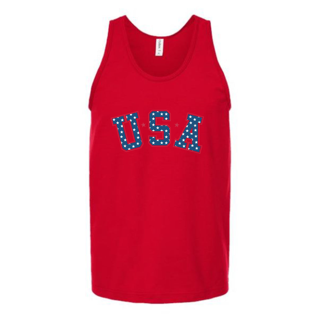 Starry USA Comfortable Unisex Tank Top Tank Top tshirts.com Red S 