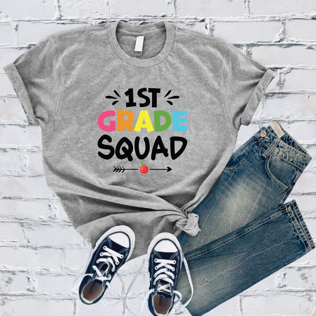 1st Grade Squad T-Shirt T-Shirt Tshirts.com Athletic Heather S 