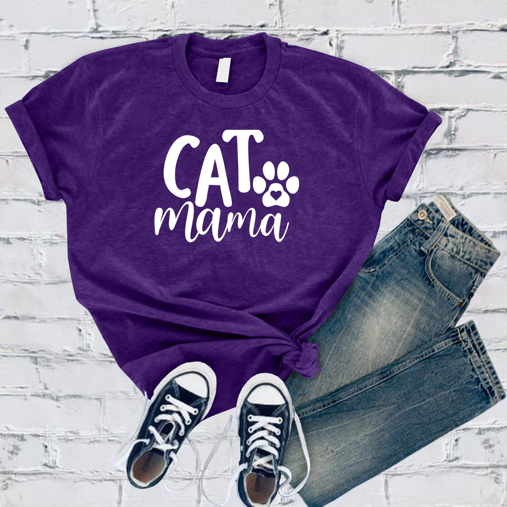 Cat Mama T-Shirt T-Shirt tshirts.com Team Purple S 