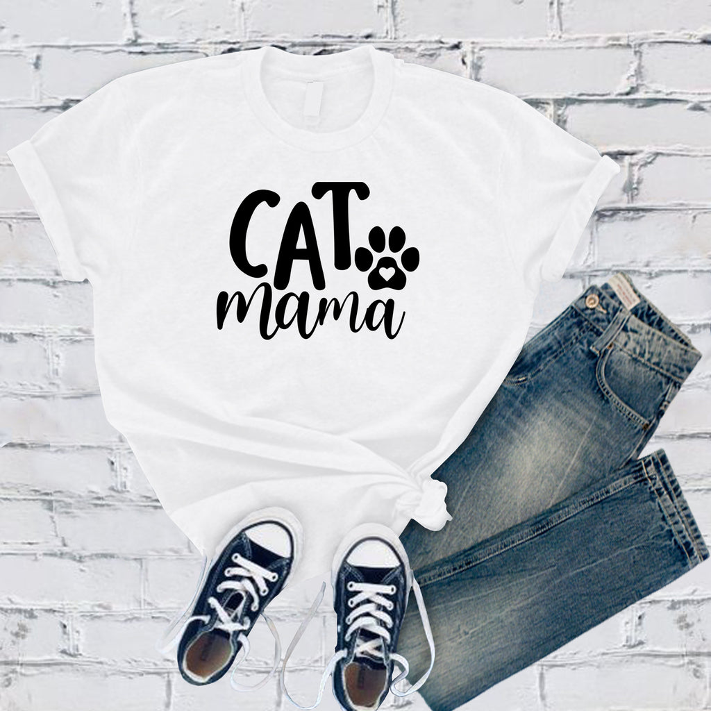 Cat Mama T-Shirt T-Shirt tshirts.com White S 
