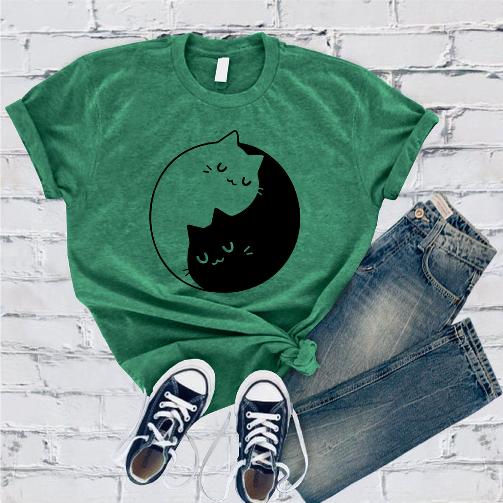 Cat Peace T-Shirt T-Shirt tshirts.com Heather Kelly S 
