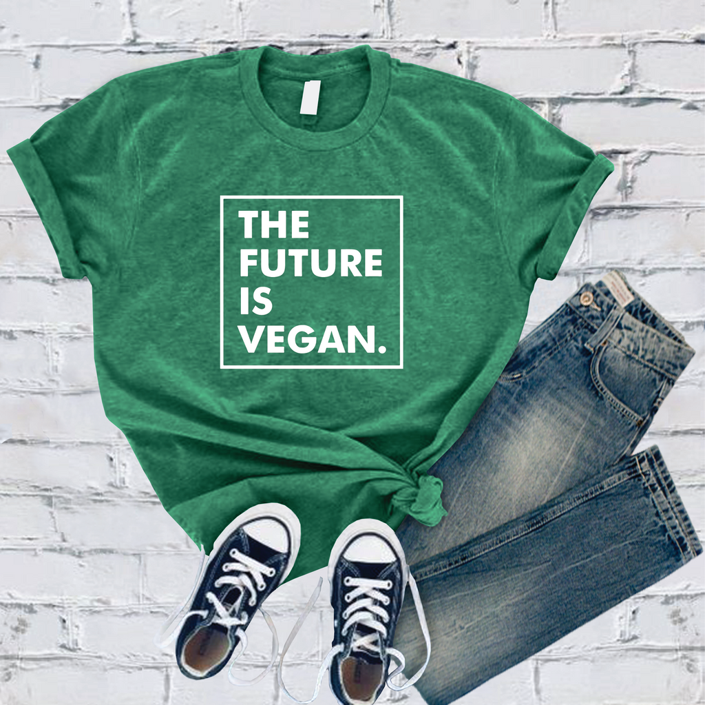 The Future is Vegan T-Shirt T-Shirt Tshirts.com Heather Kelly S 