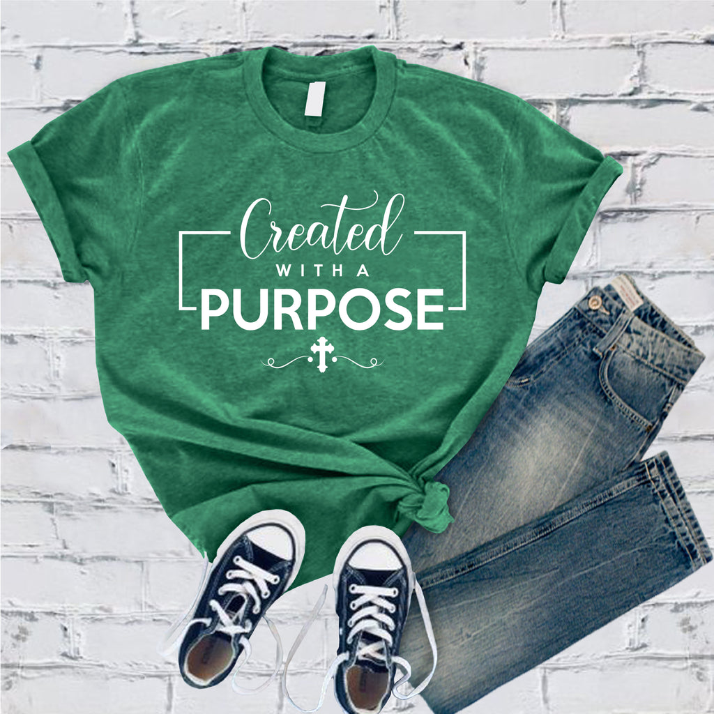 Created With A Purpose T-Shirt T-Shirt tshirts.com Heather Kelly S 