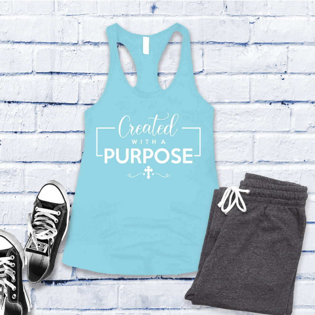 Created With A Purpose Women's Tank Top Tank Top tshirts.com Cancun S 