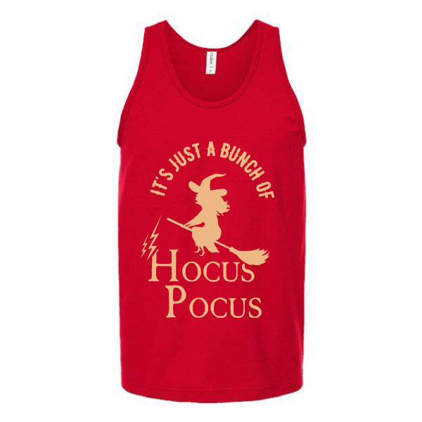 It's Just a Bunch of Hocus Pocus Unisex Tank Top Tank Top Tshirts.com Red S 