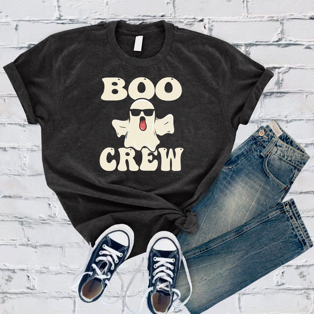 Boo Crew T-Shirt T-Shirt Tshirts.com Dark Grey Heather S 