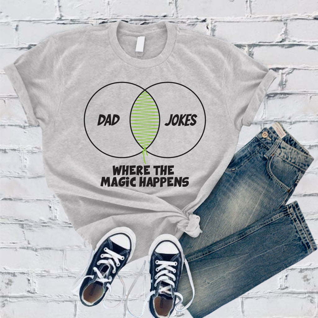 Dad Jokes Venn Diagram T Shirt