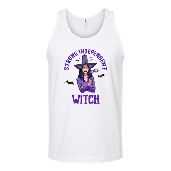 Strong Independent Witch Unisex Tank Top Tank Top Tshirts.com White S 