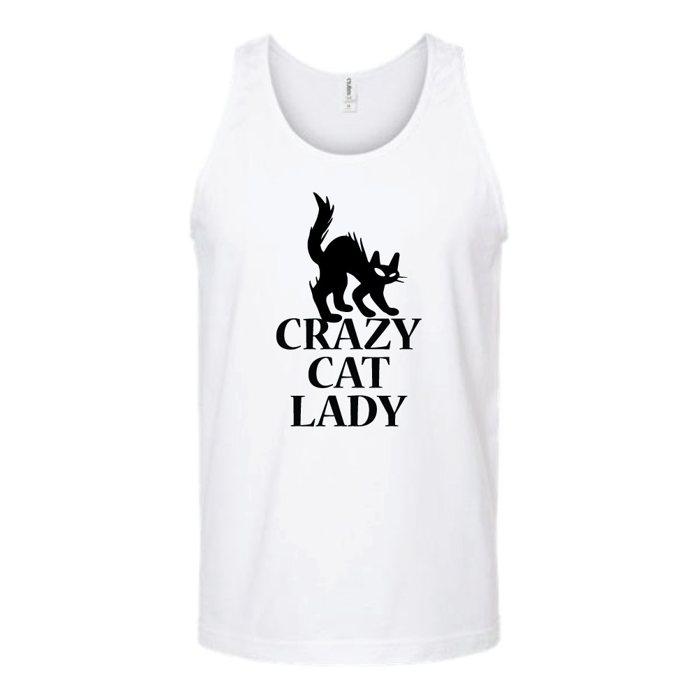 Crazy Cat Lady Unisex Tank Top Tank Top tshirts.com White S 