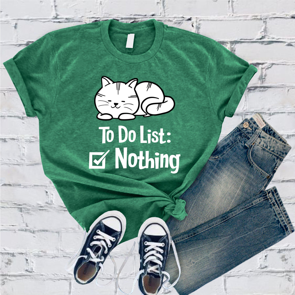 Cat To Do List T-Shirt T-Shirt tshirts.com Heather Kelly S 