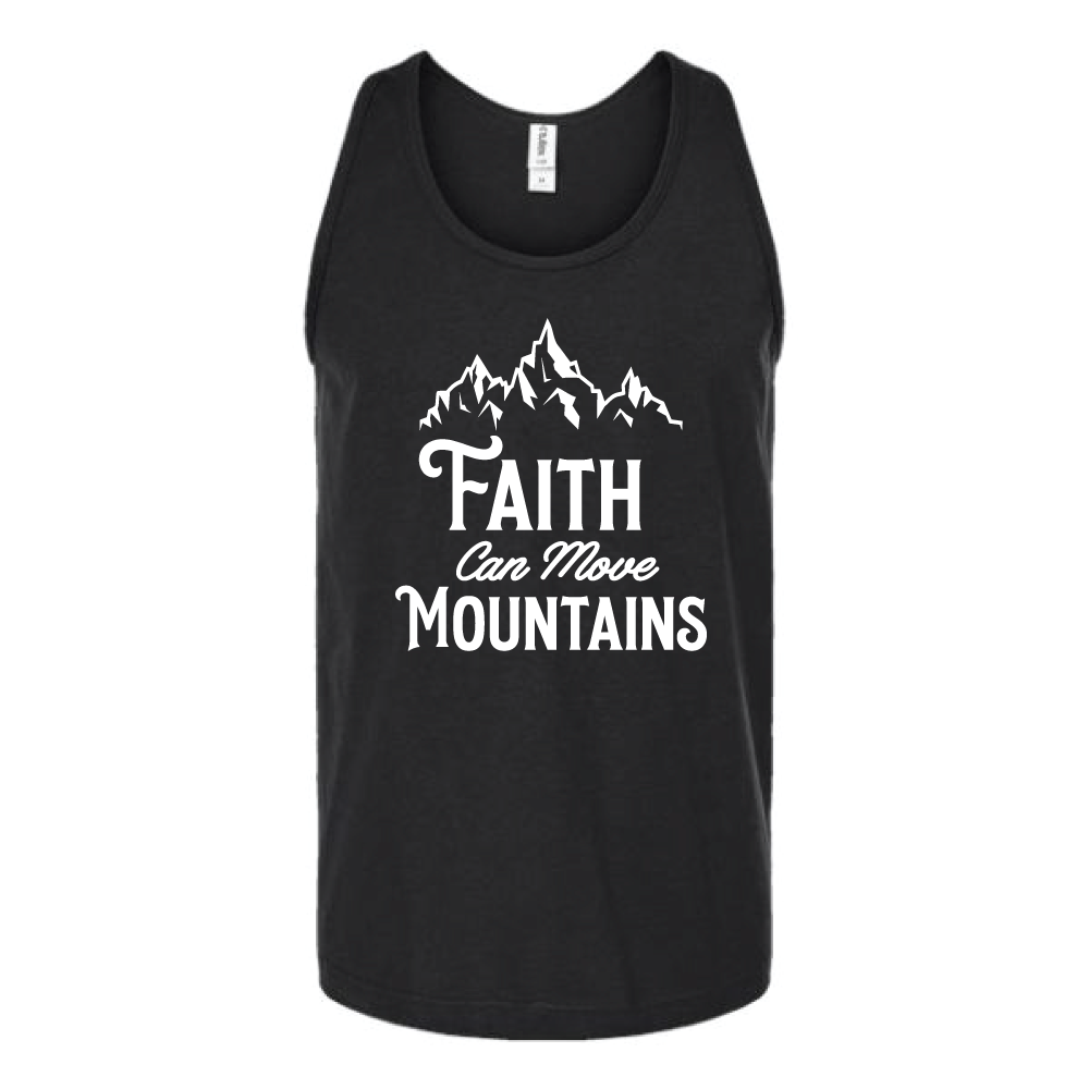 Faith Can Move Mountains Unisex Tank Top Tank Top tshirts.com Black S 