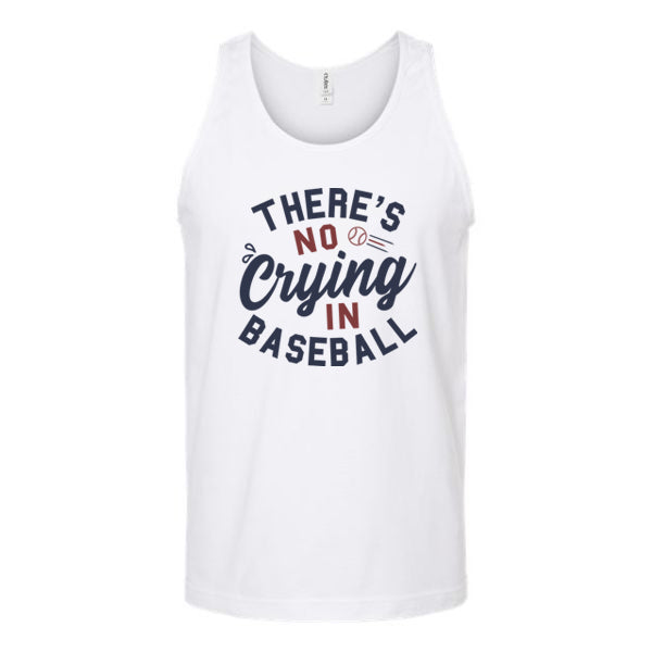 There's No Crying In Baseball Unisex Tank Top Tank Top Tshirts.com White S 