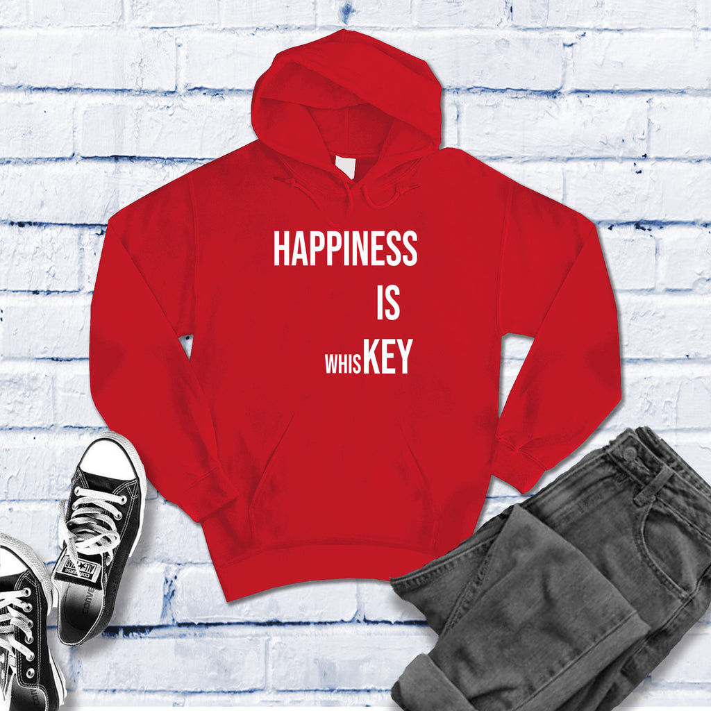 Happiness is Whiskey Hoodie Hoodie tshirts.com Red S 