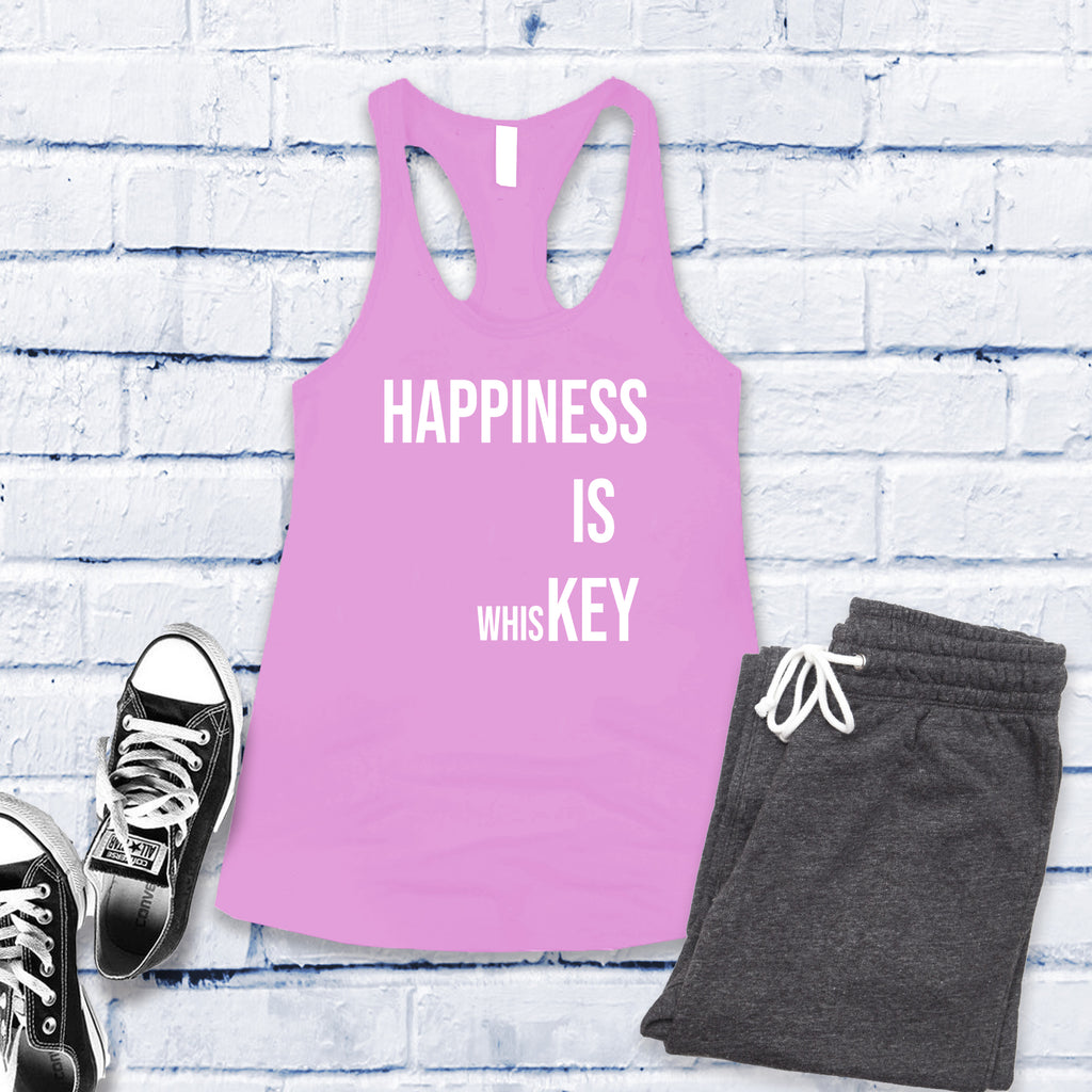 Happiness is Whiskey Women's Tank Top Tank Top tshirts.com Lilac S 