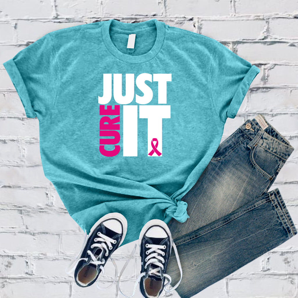 Just Cure It T-Shirt T-Shirt tshirts.com Turquoise S 