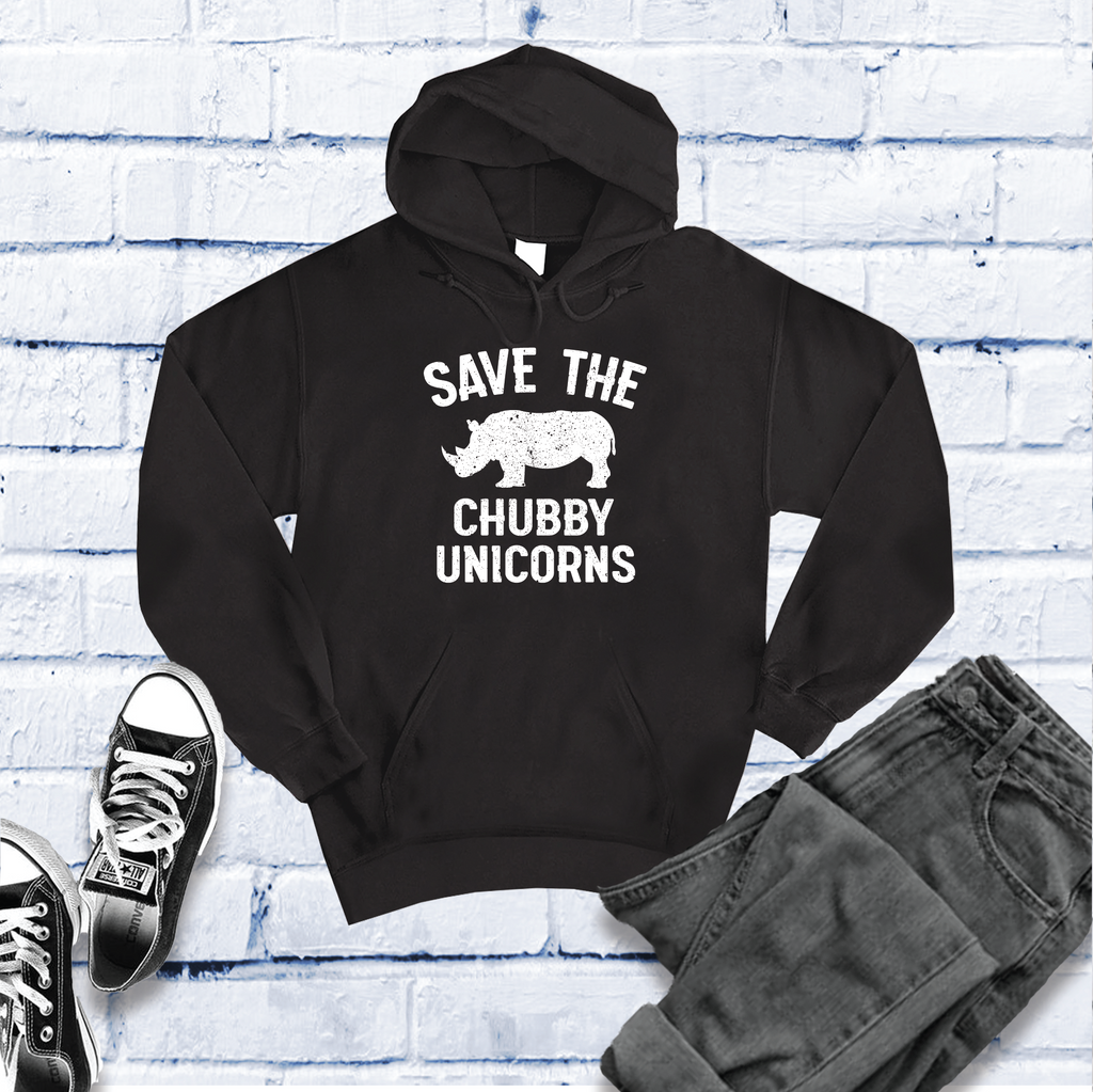 Save The Chubby Unicorn Hoodie Hoodie Tshirts.com Black S 