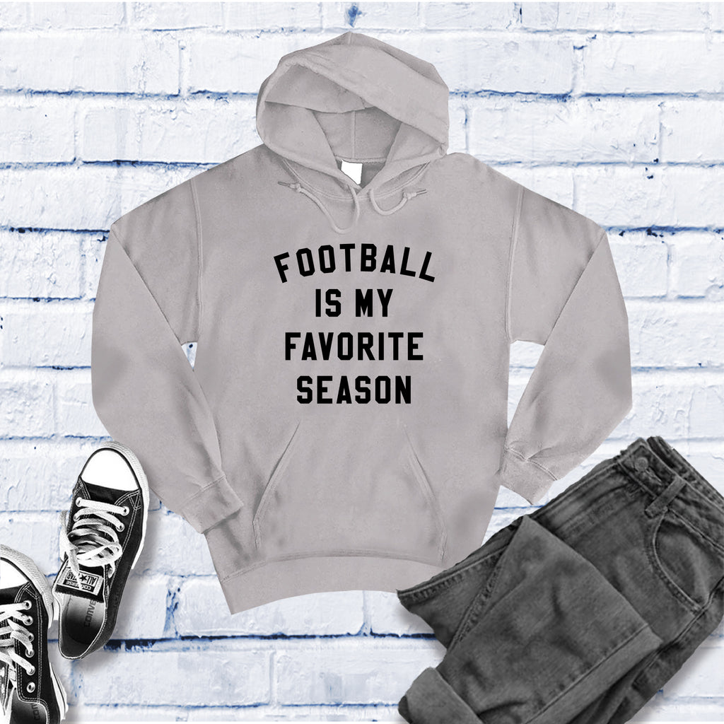 Football Is My Favorite Season Hoodie Hoodie Tshirts.com Grey Heather S 