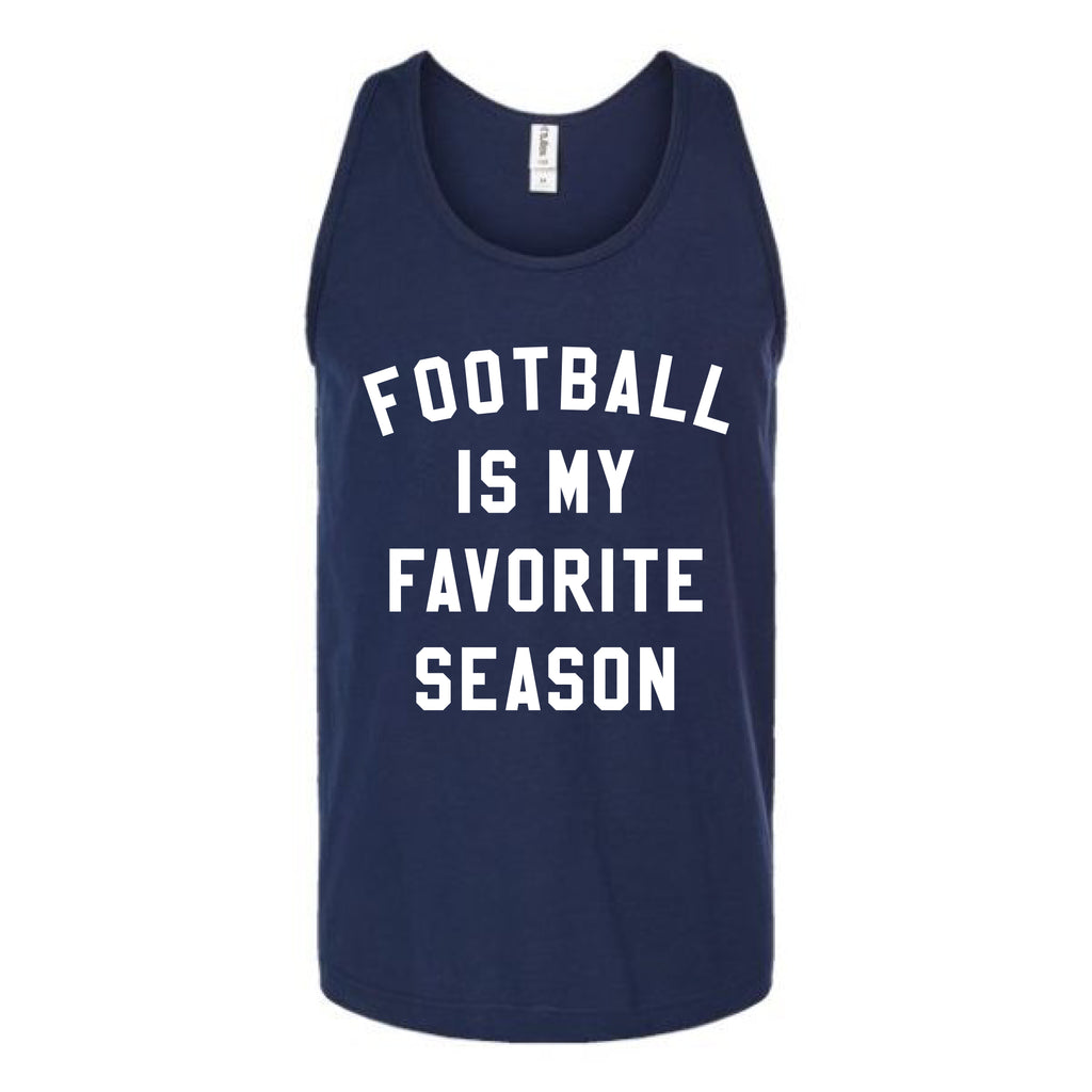 Football Is My Favorite Season Unisex Tank Top Tank Top Tshirts.com Navy S 