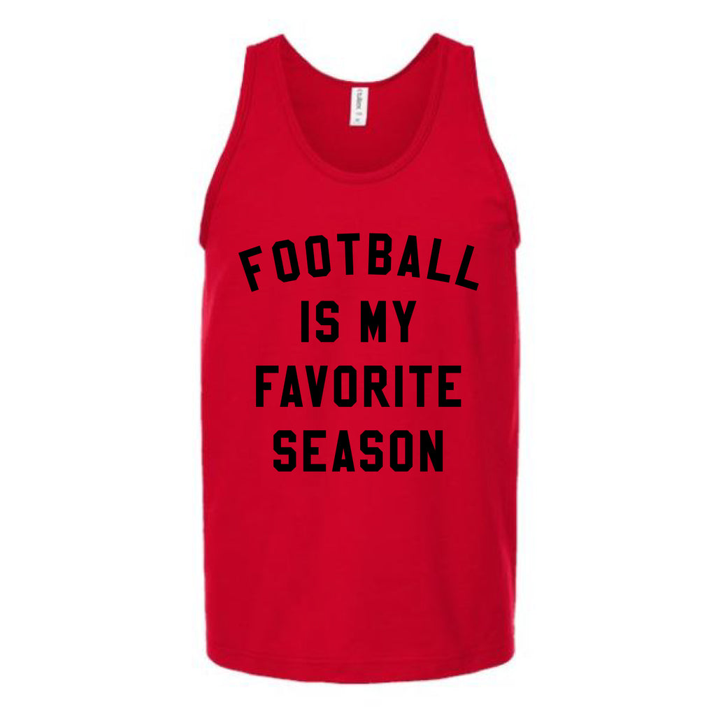 Football Is My Favorite Season Unisex Tank Top Tank Top Tshirts.com Red S 