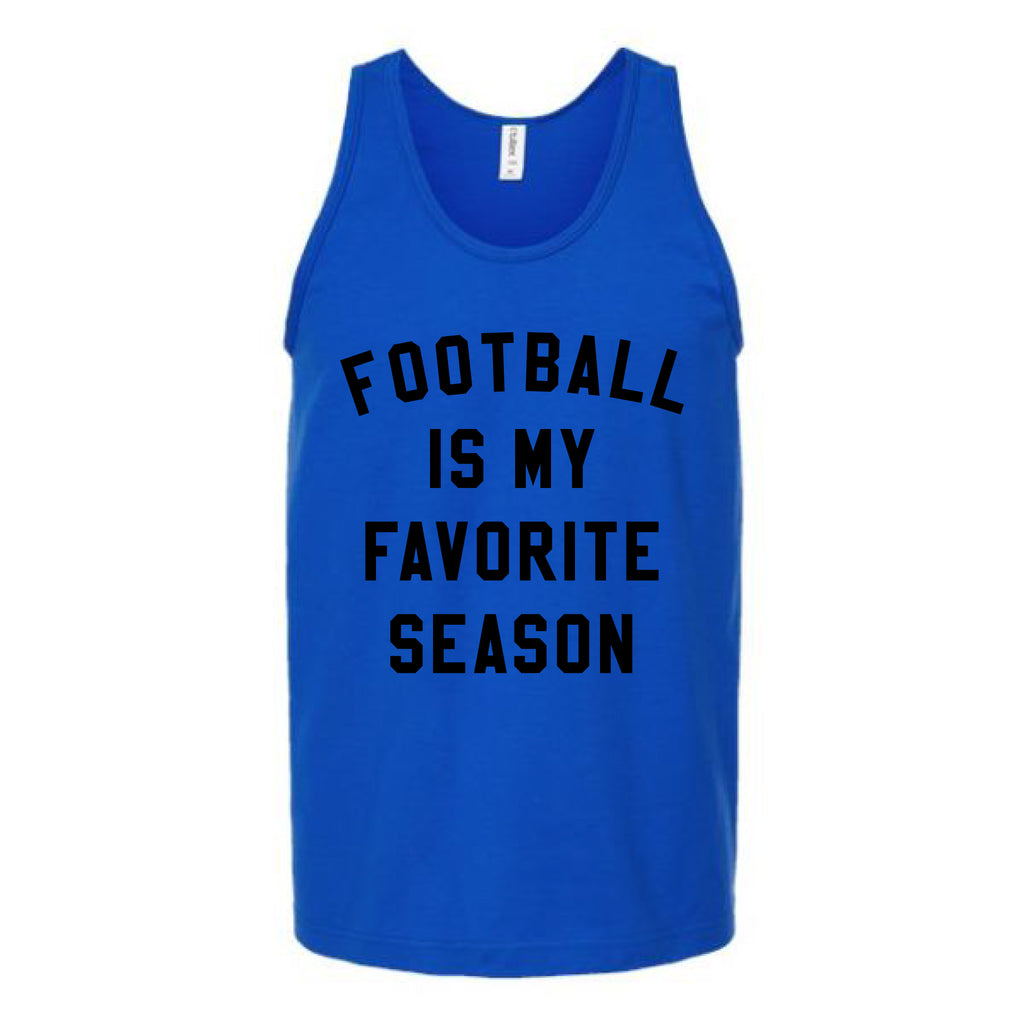 Football Is My Favorite Season Unisex Tank Top Tank Top Tshirts.com Royal S 