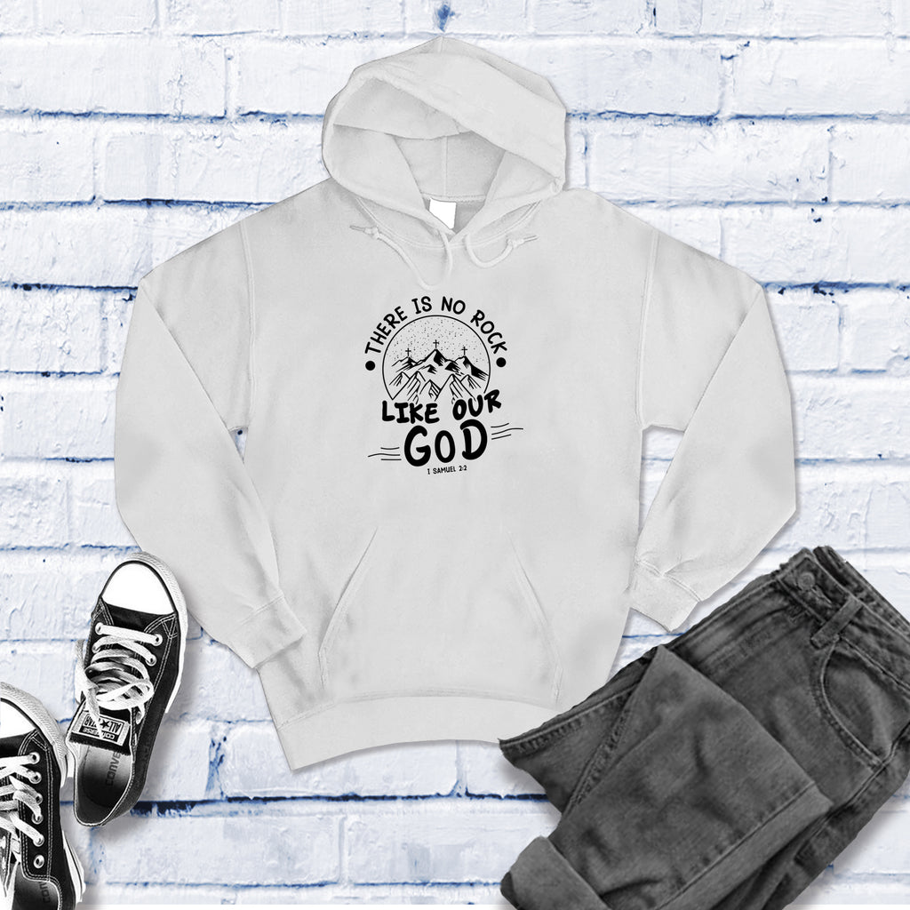 There Is No Rock Like Our God Hoodie Hoodie tshirts.com White S 