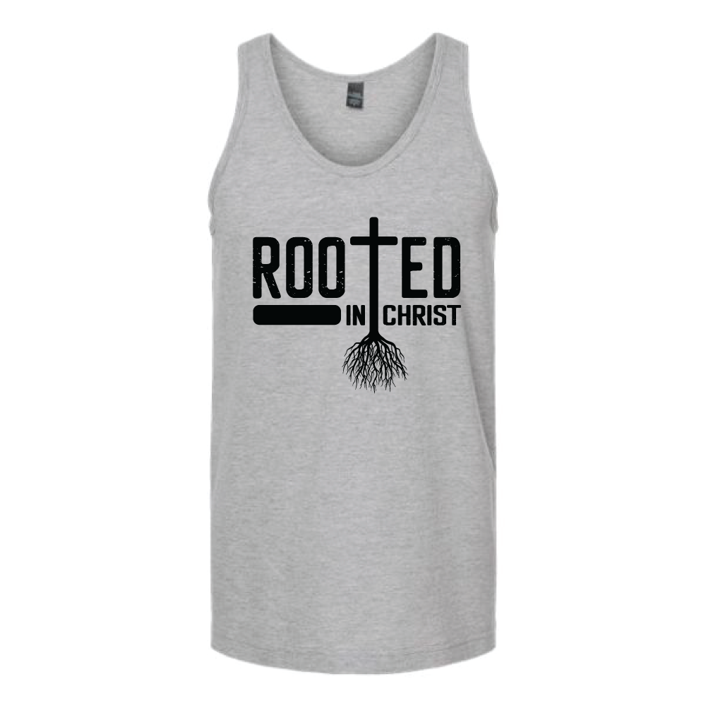 Rooted In Christ Unisex Tank Top Tank Top tshirts.com Heather Grey S 
