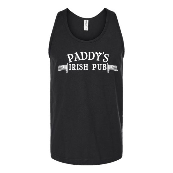 Paddy's Irish Pub Unisex Tank Top Tank Top Tshirts.com Black S 