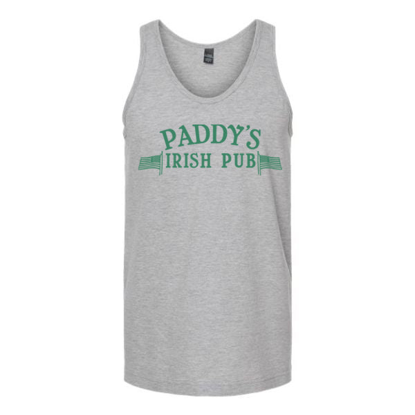 Paddy's Irish Pub Unisex Tank Top Tank Top Tshirts.com Heather Grey S 