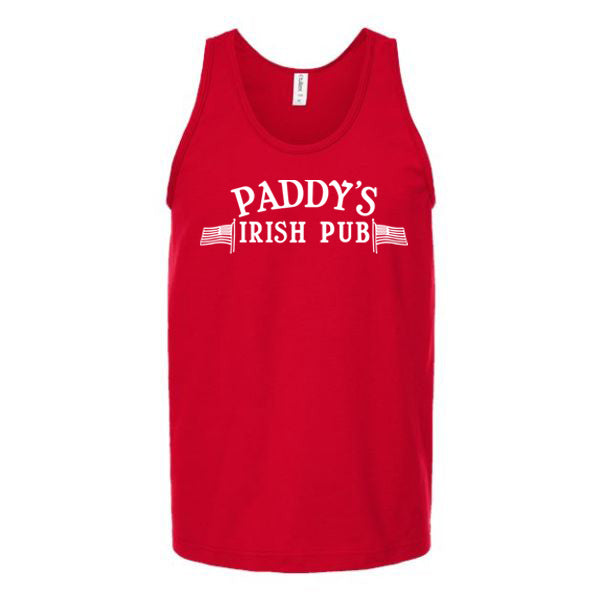 Paddy's Irish Pub Unisex Tank Top Tank Top Tshirts.com Red S 
