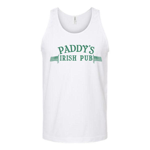 Paddy's Irish Pub Unisex Tank Top Tank Top Tshirts.com White S 