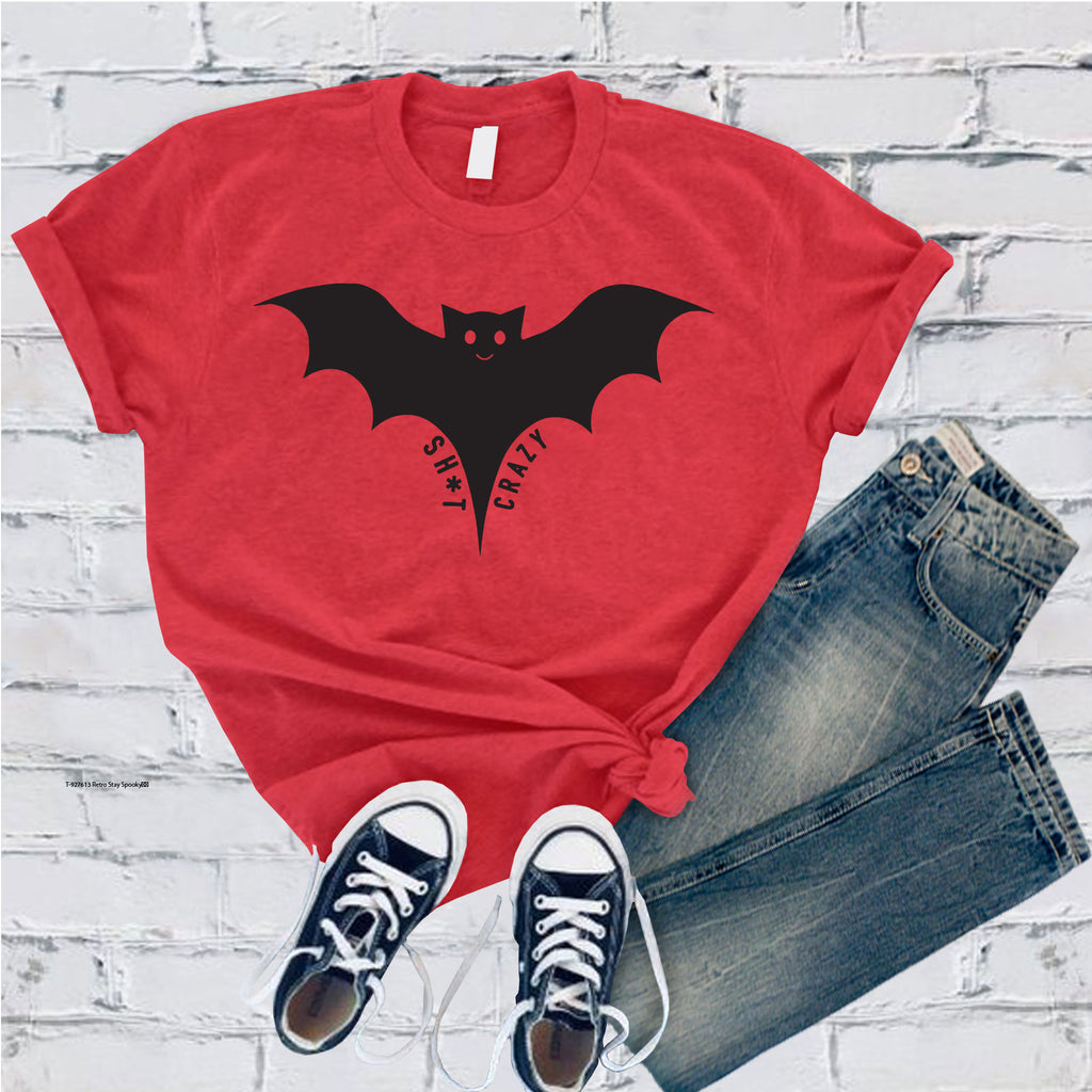 Bat Crazy T-Shirt T-Shirt Tshirts.com Heather Red S 