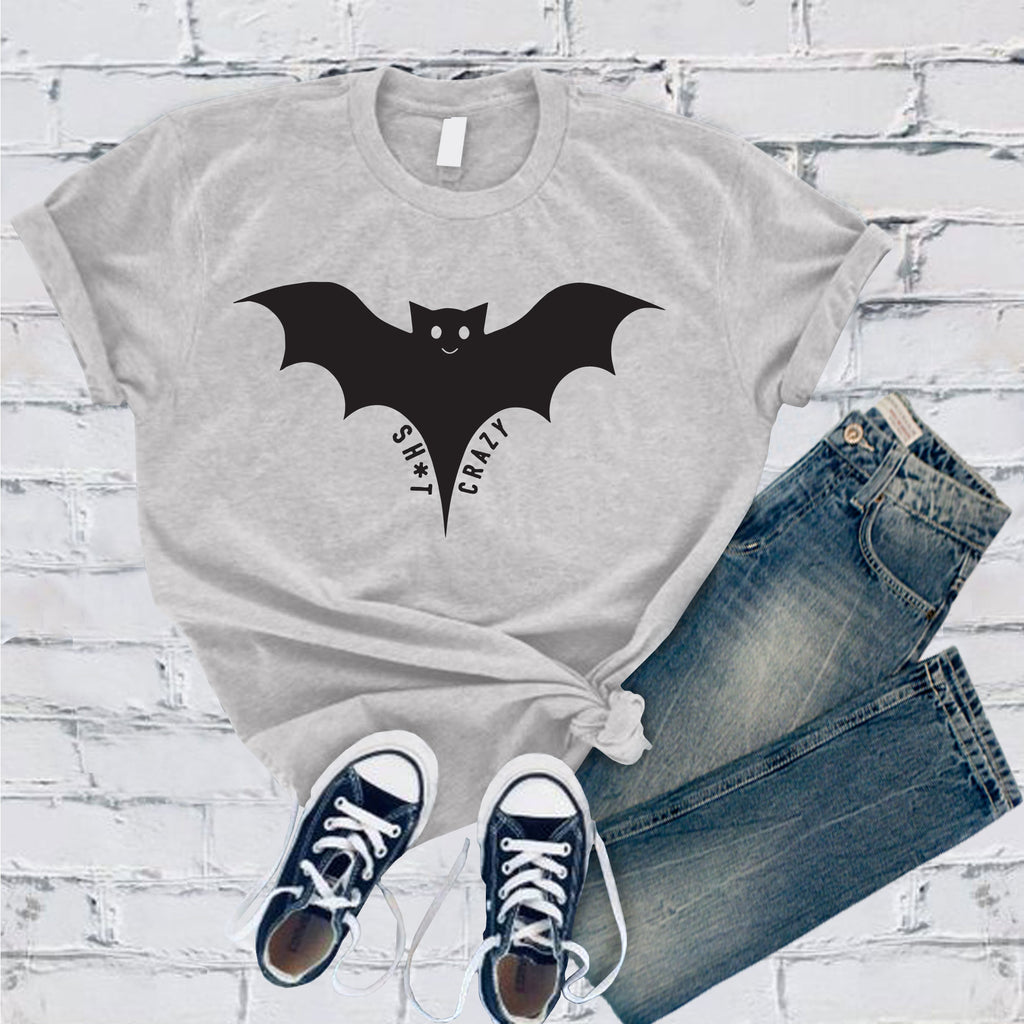 Bat Crazy T-Shirt T-Shirt Tshirts.com Solid Athletic Grey S 