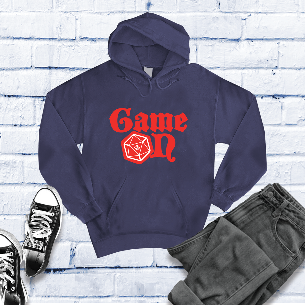 Game On DND Hoodie Hoodie Tshirts.com Classic Navy Heather S 
