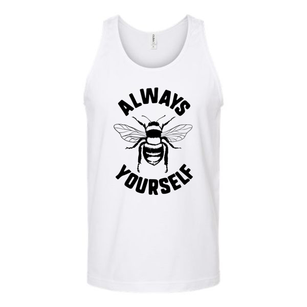 Always Bee Yourself Unisex Tank Top Tank Top Tshirts.com White S 
