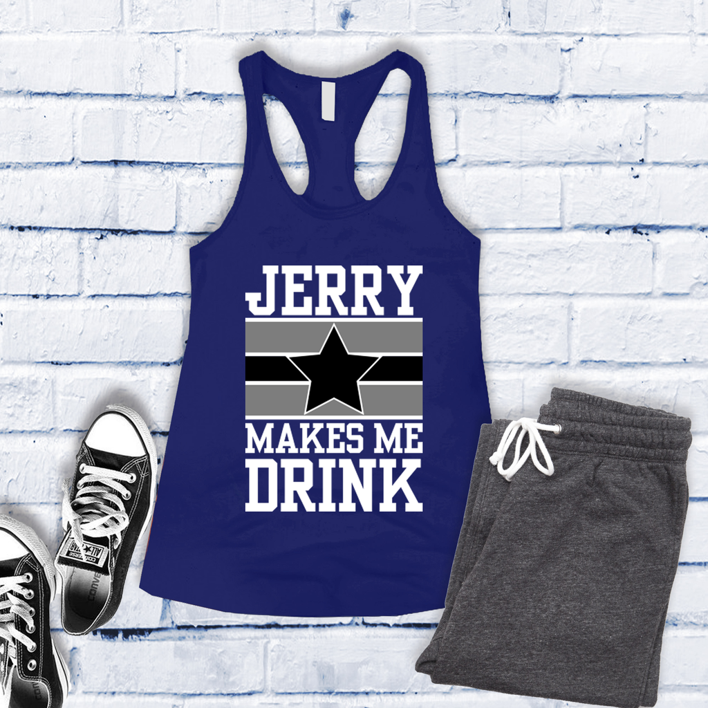 Jerry Makes Me Drink Women's Tank Top Tank Top Tshirts.com Royal S 