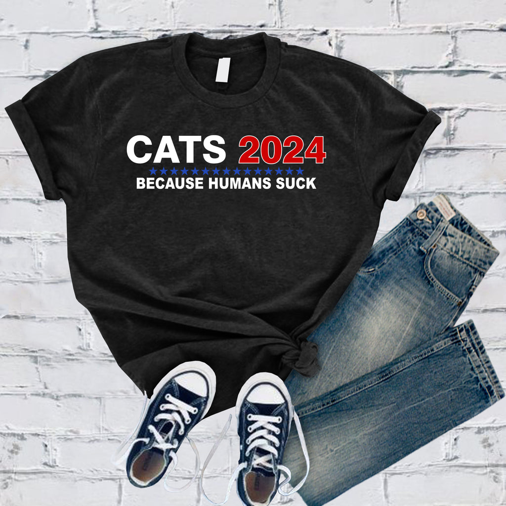CATS 2024 T-Shirt T-Shirt Tshirts.com Black S 