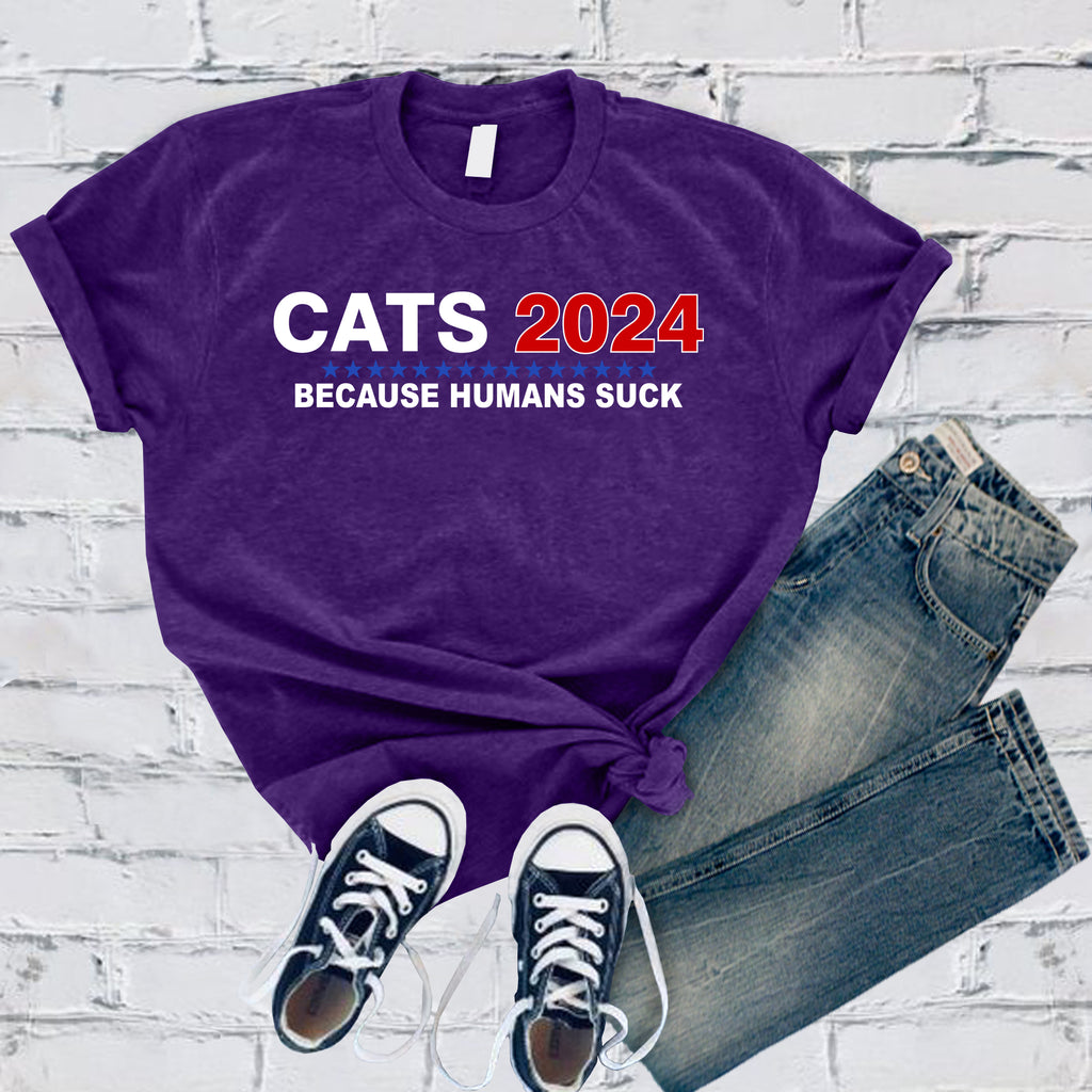 CATS 2024 T-Shirt T-Shirt Tshirts.com Team Purple S 