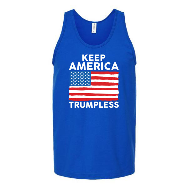 Keep America Trumpless Unisex Tank Top Tank Top Tshirts.com Royal S 