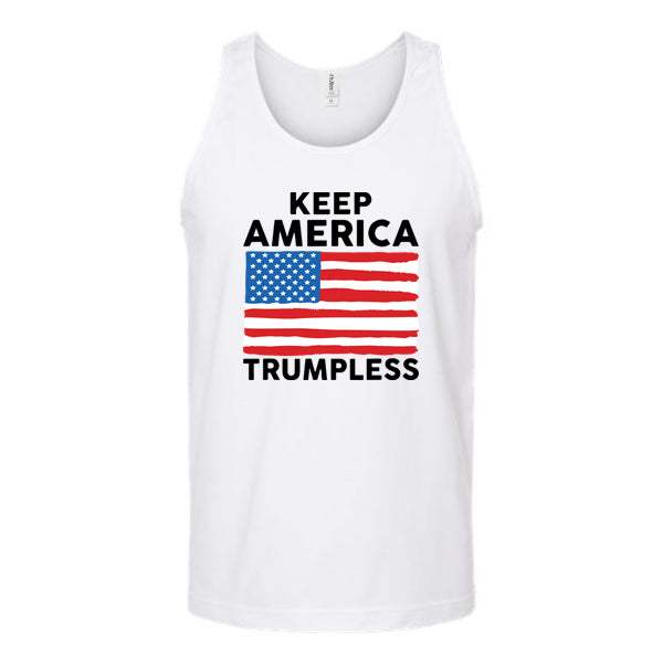 Keep America Trumpless Unisex Tank Top Tank Top Tshirts.com White S 