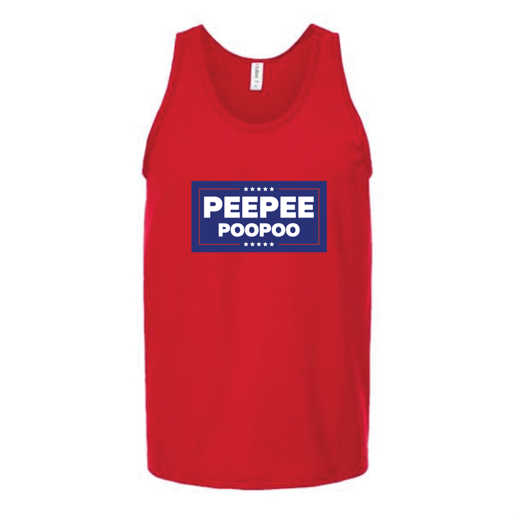 PeePee PooPoo Campaign Unisex Tank Top Tank Top Tshirts.com Red S 