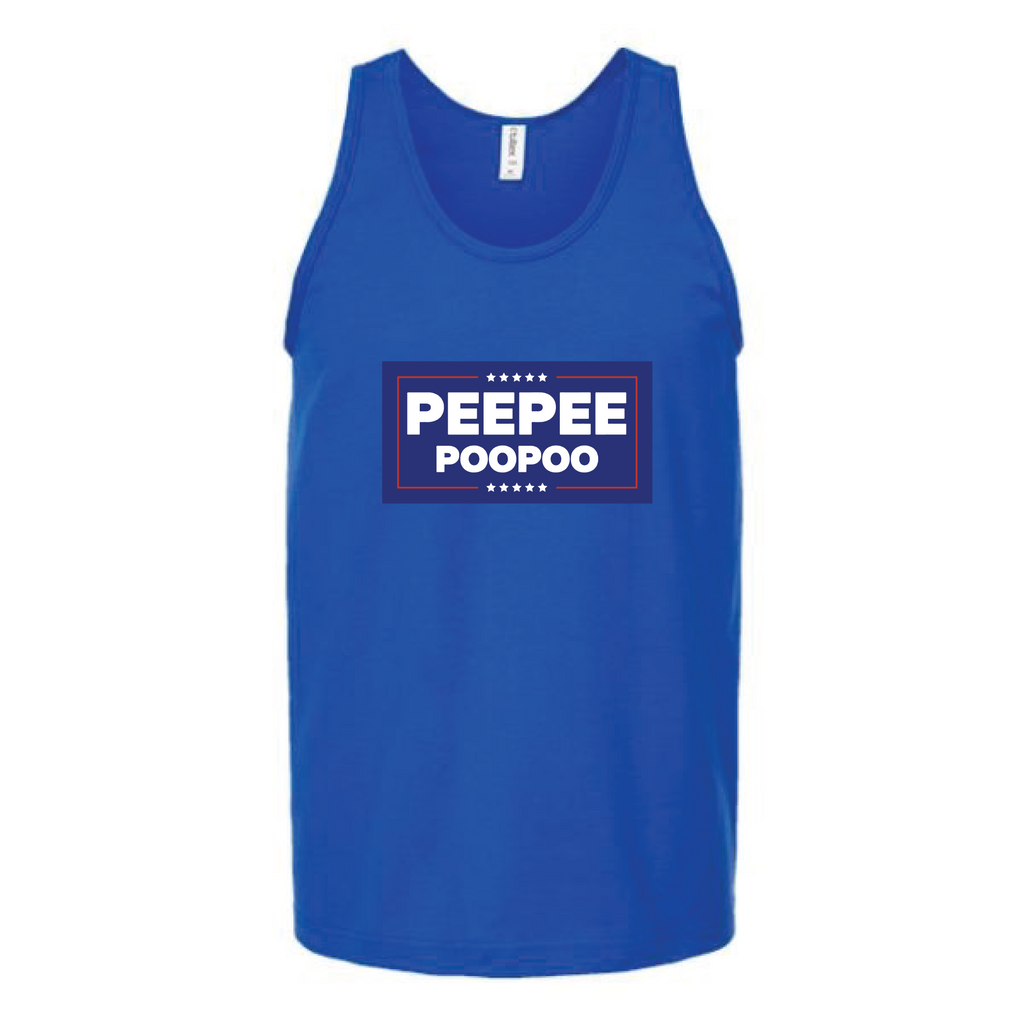 PeePee PooPoo Campaign Unisex Tank Top Tank Top Tshirts.com Royal S 